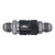 DeatschWerks 8AN Male Flare Quick Disconnect Dry Break Fitting - 2 Pieces Anodized Matte Black - 6-02-0226-B Photo - Primary
