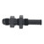 DeatschWerks 6AN Male Flare to Straight 3/8in Single Hose Barb - Anodized Matte Black - 6-02-0734-B Photo - Primary