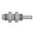 DeatschWerks 8AN Male Flare to Straight 3/8in Single Hose Barb - Anodized DW Titanium - 6-02-0740 Photo - Primary