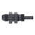 DeatschWerks 8AN Male Flare to Straight 5/16in Single Hose Barb - Anodized Matte Black - 6-02-0743-B Photo - Primary
