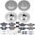 Power Stop 12-15 Land Rover Range Rover Evoque Front & Rear Z23 Coated Brake Kit - CRK6276 Photo - Primary