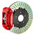 Brembo 02-04 Focus SVT/05-06 Focus Front GT BBK 4 Piston Cast 2pc 328x28 2pc Rotor Drilled-Red - 1A1.6012A2 Photo - Primary