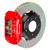 Brembo 03-08 Tiburon Front GT BBK 4 Piston Cast 2pc 328x28 2pc Rotor Slotted Type-1-Red - 1A2.6014A2 Photo - Primary