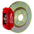 Brembo 05-06 Focus Front GT BBK 4 Piston Cast 2pc 305x28 1pc Rotor Slotted Type-1-Red - 1A5.5004A2 Photo - Primary