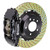 Brembo 95-98 240SX/ w/5-lug Hubs Front GT BBK 4 Piston Cast 2pc 332x32 2pc Rotor Drilled-Black - 1B1.7012A1 Photo - Primary