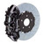 Brembo 99-07 Evo VI/VII/VIII/IXFront GT BBK 6 Piston Cast 350x34 2pc Rotor Slotted Type3-Black - 1N3.8018A1 Photo - Primary
