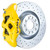 Brembo 05-10 Jetta GLI Front GT BBK 4 Piston Cast 345x30 1pc Rotor Drilled-Yellow - 1S4.8002A5 Photo - Primary