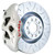 Brembo 16-22 GLC-Class (X253/C253) Front GT BBK 6 Piston Cast 405x34 2pc Rotor Slotted Type3- White - 1T3.9509A6 Photo - Primary