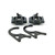 Brembo 90-05 NSX Rear GT BBK 1 Piston Cast 2pc 345mm Hand-Brake-Black - 2D0.8002A1 Photo - Primary