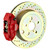 Brembo 02-07 Impreza/ wRX (GD/GG) Rear GT BBK 2 Piston Cast 2pc 316 x20 1pc Rotor Drilled-Red - 2E4.5001A2 Photo - Primary
