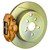 Brembo 08-14 WRX Rear GT BBK 2 Piston Cast 2pc 316 x20 1pc Rotor Slotted Type1 - Gold - 2E5.5002A4 Photo - Primary