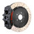 Brembo 09-16 A4 Front Race BBK 6 Piston Forged 2pc380x35x53a 2pc Rotor T3-Black HA - 3K3.9058AX Photo - Primary