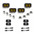 Baja Designs 21-22 Ford F-150 Raptor S2 SAE Dual Fog Pocket Light Kit - Amber - 448171 User 1