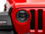 Raxiom 18-23 Jeep Wrangler JL Axial Series 9-In LED Angel Eye Headlights- Blk Housing (Clear Lens) - J167045 Photo - Close Up
