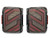 Raxiom 07-18 Jeep Wrangler JK Axial Series Trident LED Tail Lights- Blk Housing (Clear Lens) - J173719 Photo - Close Up