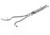 Ford Racing 20-23 Explorer ST Sport Cat-Back Exhaust System Dual Rear Exit w/Chrome Tips - M-5200-ESTC Photo - Unmounted