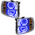 Oracle Lighting 07-13 Chevrolet Silverado Pre-Assembled LED Halo Headlights (Round Style) - Blue - 7007-002 Photo - Primary