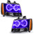 Oracle Lighting 07-14 Chevrolet Tahoe Pre-Assembled LED Halo Headlights -UV/Purple - 7010-007 Photo - Primary