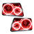 Oracle Lighting 01-11 Ford Ranger Pre-Assembled LED Halo Headlights -Red - 7052-003 Photo - Primary