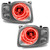 Oracle Lighting 02-04 Nissan Xterra SE Pre-Assembled LED Halo Headlights -Red - 7179-003 Photo - Primary