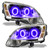 Oracle Lighting 08-12 GMC Acadia Non-HID Pre-Assembled LED Halo Headlights - (2nd Design) -UV/Purple - 7732-007 Photo - out of package