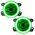 Oracle Lighting 11-13 Jeep Grand Cherokee Pre-Assembled LED Halo Fog Lights -Green - 7742-004 Photo - Primary