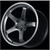Advan GT 19X9.5 +45 CL-CL Racing Titanium Black Wheel - YAQ9J45ITBP Photo - Primary