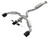 aFe 23-24 Toyota GR Corolla L3 1.6L (t) Gemini XV 3in to 2-1/2in Cat Back Exhaust w/ Black Tips - 49-36067-B Photo - Primary