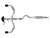 aFe 23-24 Toyota GR Corolla L3 1.6L (t) Gemini XV 3in to 2-1/2in Cat Back Exhaust w/ Black Tips - 49-36067-B Photo - Unmounted