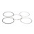 ProX 04-17 KTM 300/14-17 Husq TE300 EXCRing Set (72.00mm) - 02.6394 User 1