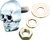 Bikers Choice Chrome Skull Kromets 5/8 Long 1/4-20 Stud Ea - 491374 Photo - Primary