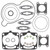 Vertex Pistons Top End Gasket Kit - 710307 Photo - Primary