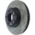 StopTech 09-10 BMW 535i xDrive Sportstop Cryo Cross Drilled Front Right Rotor - 128.34070CR Photo - Unmounted