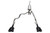 Corsa 2022-2024 Chevrolet Silverado 1500 Cat-Back Dual Rear Exit with Twin 4in Black Tips - 21238BPC