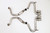 B&B Exhaust Chevy C5 Corvette Bullet Axle Back Exhaust System (Round Tips) #FCOR-0100