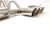 B&B Exhaust Chevy C5 Corvette PRT Axle Back Exhaust System (Round Tips) #FCOR-0215