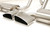 B&B Exhaust Chevy C5 Corvette Route 66 Axle Back Exhaust System with Speedway Tips #FCOR-0235