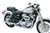 Mustang 04-21 Harley Sportster Wide Touring Solo Seat w/Driver Backrest - Black - 79429 User 1
