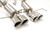 B&B Exhaust Chevy C7 Corvette Bullet-PRT Axle Back Exhaust System (Round Tips) #FCOR-0615