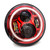 Letric Lighting 7? Red Color Collection LED Headlamp with Full Halo - LLC-ICC-7R Photo - Primary