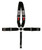 Cam Lock 5 Point Wrap Around Pull Up Adj Black