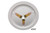 Wheel Cover Bolt-On White 1012-B-WH