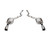 Corsa 2024-2025 Ford Mustang GT Sport Axle-Back Dual Rear Exit with 4.5in Straight Cut Tips - 21273