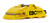EBC Racing 17-22 Honda Civic Type-R (FK8) Yellow Apollo-6 Front Right Caliper - BC6103YEL-R