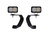 Diode Dynamics 10-21 Toyota 4Runner Stage Series 2in LED Ditch Light Kit - Pro White Combo - DD6752 Photo - Primary