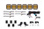 Diode Dynamics Bronco SS5 6-Pod CrossLink Grille Lightbar Kit Pro - Yellow Combo - DD7271 Photo - Primary
