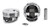 BBF 460 FT Forged Piston Set 4.420 Bore -3.4cc