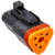 NAMZ Deutsch DT Series 3-Wire Plug & Wedgelock - Black (HD 72113-94BK) - DP-3B Photo - Primary