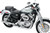 Mustang 04-21 Harley Sportster Wide Touring Pass Seat w/Studs - Black - 76505 Photo - Primary