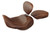 Mustang 06-17 Harley Dyna Wide Tripper Forward Pass Seat - Distressed Brown - 76703 Photo - Primary